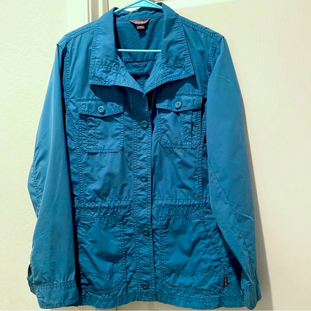EUC Eddie Bauer Utility Trench Coat